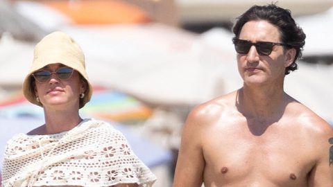 Katy Perry and Justin Trudeau make a splash during PDA-packed beach day in Saint-Tropez… one year into romance