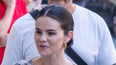 Selena Gomez carries a hot water bottle and wears fluffy slippers as she shoots Only Murders In The Building in London amid rare ‘extreme heat’ warning