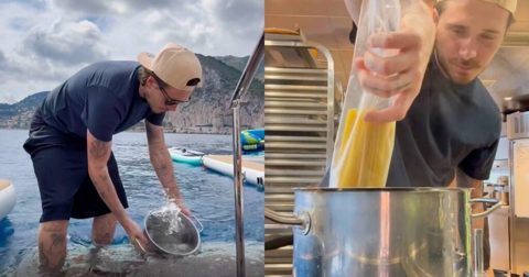 Brooklyn Beckham accused of ‘rage-baiting’ after he appeared to cook pasta in seawater, Entertainment News
