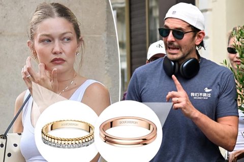 All the details on Bradley Cooper and Gigi Hadid’s matching wedding rings