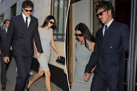 Kendall Jenner and Jacob Elordi hold hands in first PDA moment
