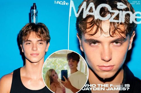 Britney Spears’ son Jayden James lands MAC Cosmetics magazine cover
