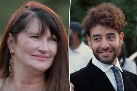 Mido outrageously steals the spotlight from Debby on their wedding day
