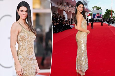 Kendall Jenner makes Venice Film Festival debut in vintage Giorgio Armani