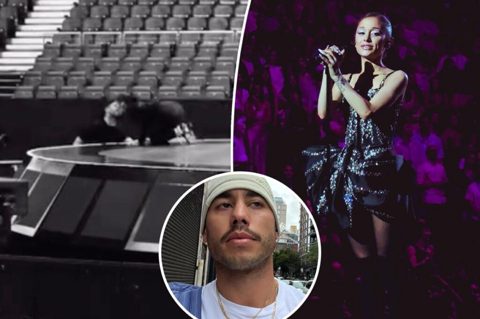 Ariana Grande kisses boyfriend Ricky Álvarez in sweet moment during tour wrap-up