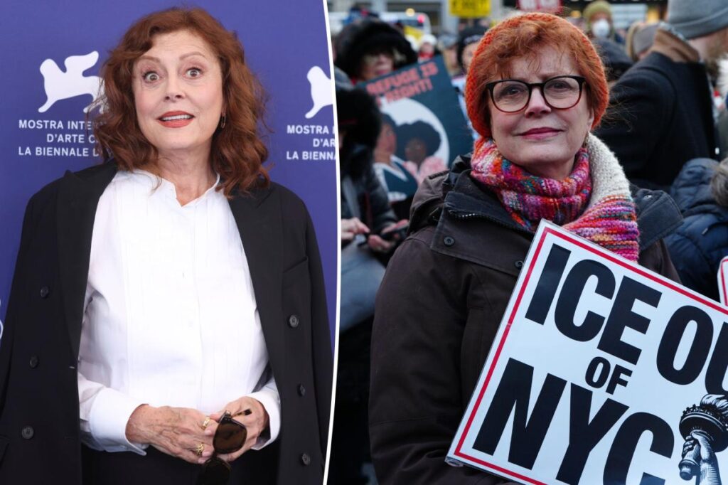 Susan Sarandon claims she’s had ‘movies taken away’ over political beliefs