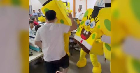 US content creator raids alleged scam call centre in India with army of SpongeBob mascots, Lifestyle News
