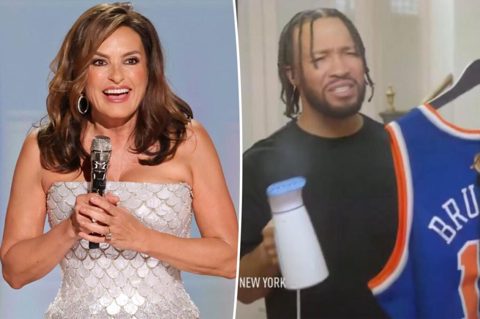 Knicks star Jalen Brunson crashes BFF Mariska Hargitay’s Emmys 2026 opener