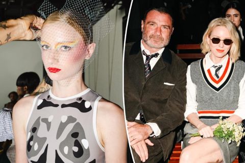 Naomi Watts, Liev Schreiber support daughter Kai Schreiber at NYFW