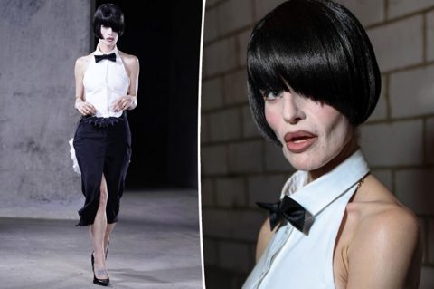 Kelly Osbourne walks OnlyFans runway with bat tribute to dad Ozzy Osbourne