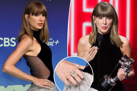 All the details on Taylor Swift’s ‘one-of-a-kind’ diamond ring from the VMAs 2026
