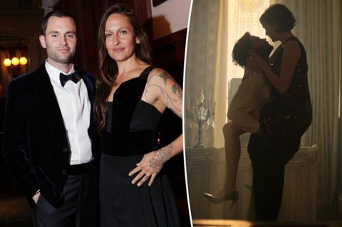 Penn Badgley’s wife defends actor’s decision to stop filming sex scenes