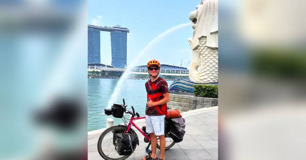Man cycles 15,000km over 8 months from France’s Lyon to Lion City, Lifestyle News