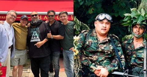 Cast of iconic 1996 Singapore film Army Daze reunite at Sheikh Haikel’s restaurant , Entertainment News