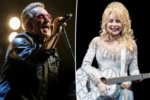 Dolly Parton got off bed rest to record final song with U2, Bono reveals