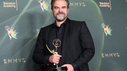 David Harbour Thanks HBO for “Tons of Notes” as He Lands First Emmy Win