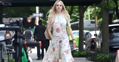 Lindsay Lohan Showed Us How to Dress Like a Yacht Wife — And It Starts With This Sleek Maxi Style