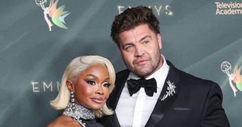 Phaedra Parks Makes Red Carpet Debut With ‘Traitors’ Costar CT Tamburello at Creative Arts Emmys
