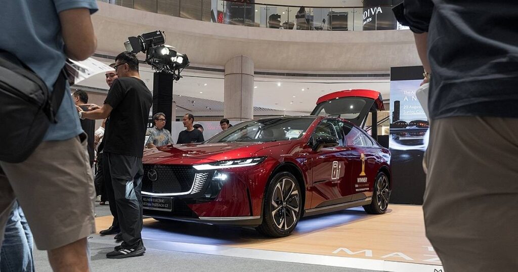 Mazda6E Electric Sedan launches in Singapore