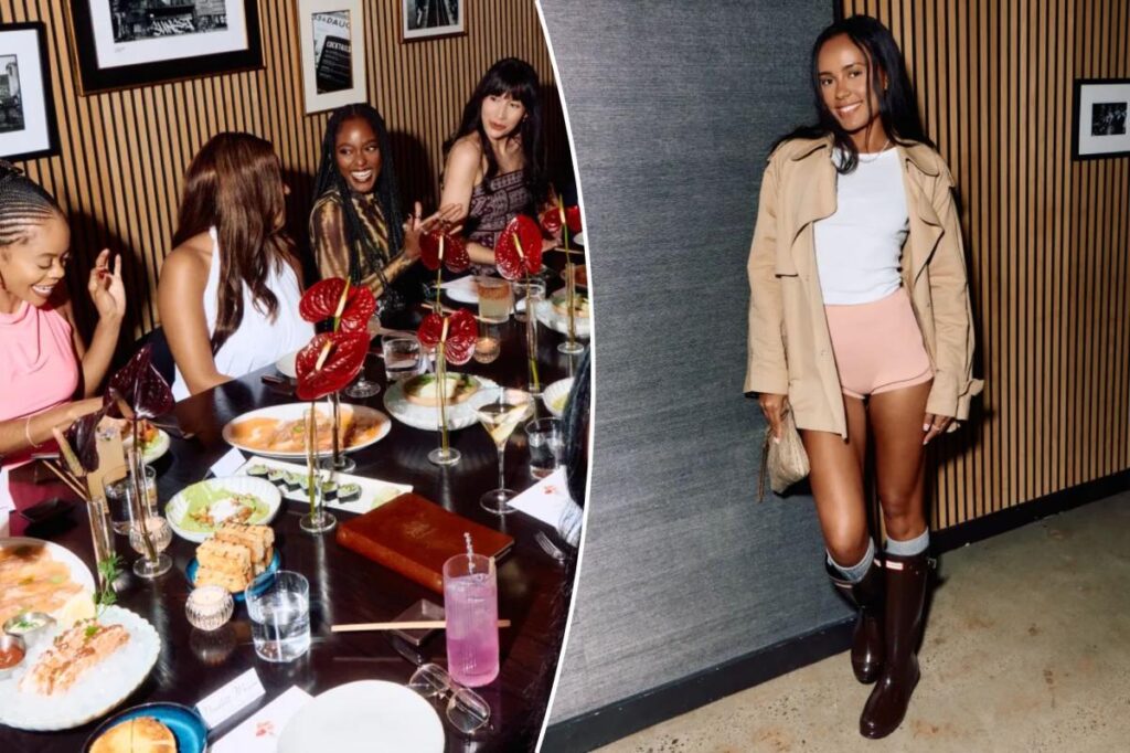Inside the Page Six x Hunter NYFW dinner