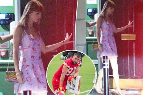 Taylor Swift has London night out as Travis Kelce returns to Chiefs practice post-wedding