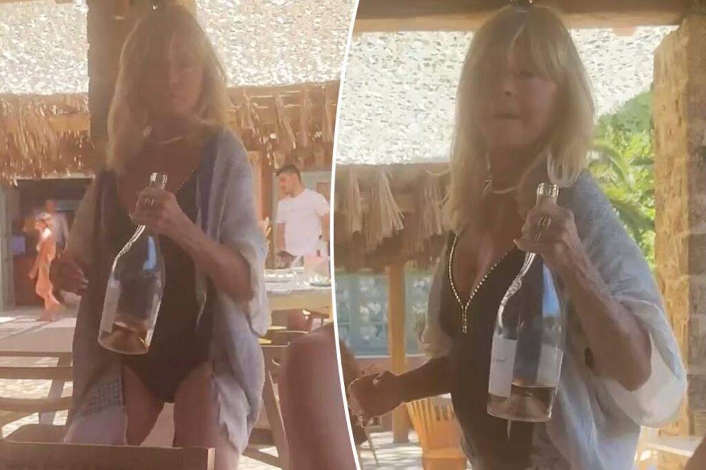 Hollywood legend, 80, stuns in swimsuit on European getaway with family
