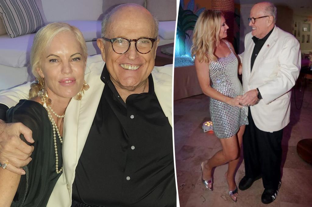 Rudy Giuliani dances night away at ‘Miami Vice’ themed party after recovering from car crash