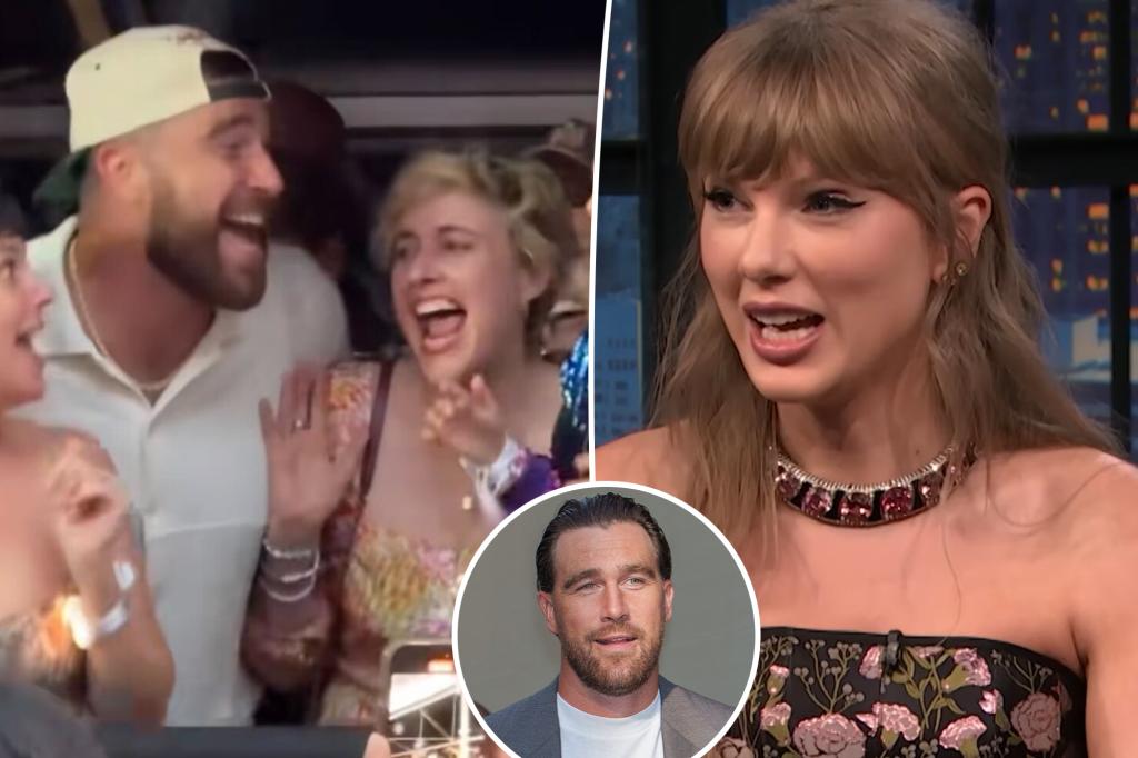 Travis Kelce mistook Hugh Grant’s wife for Greta Gerwig in Eras Tour fail