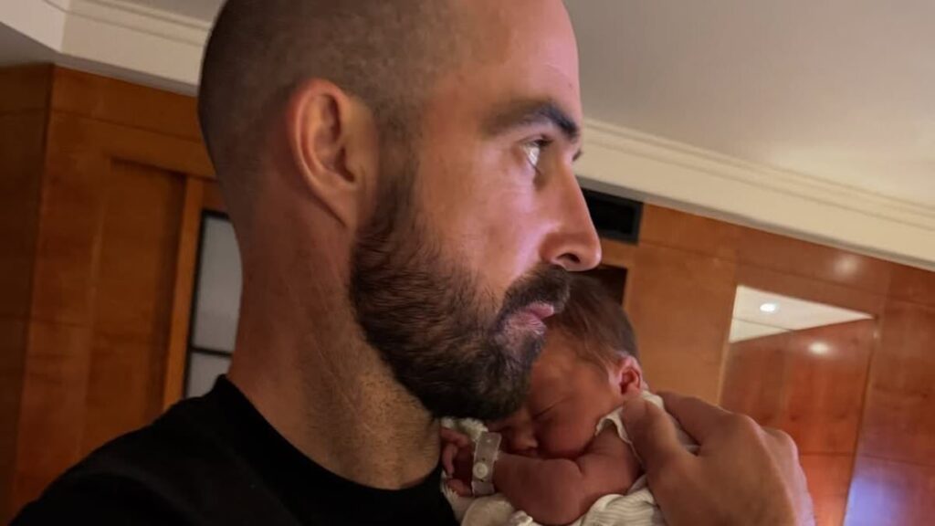 Collingwood star Steele Sidebottom welcomes third child with wife Alisha – and reveals the baby’s sweet name