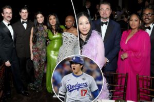 Celebs follow thrilling Dodgers game at black-tie gala