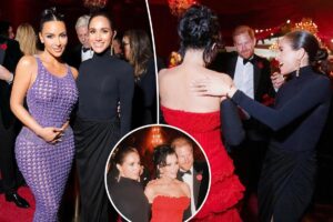 Meghan Markle and Prince Harry party with Kris Jenner, Kim Kardashian in new pics from momager’s 70th birthday