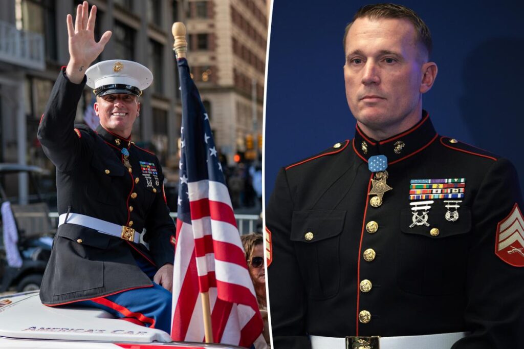 Medal of Honor recipient, Marine Dakota Meyer, says New York is a ‘patriotic city’