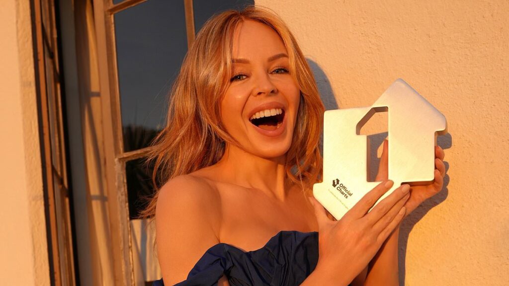 Kylie cracks Christmas: After 37 years of trying, Minogue finally grabs festive No1 ahead of rivals Wham!
