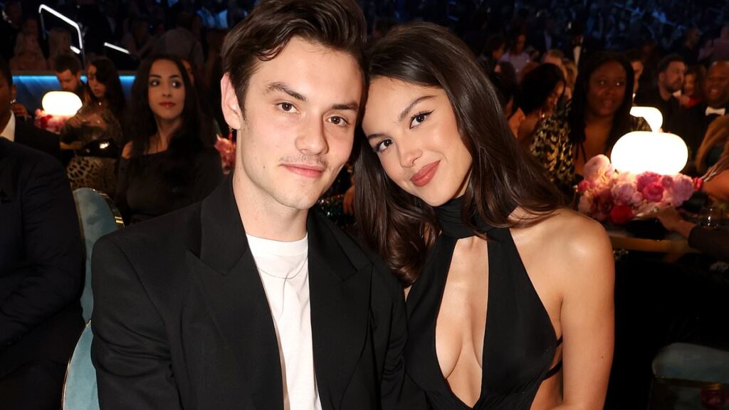 Olivia Rodrigo ‘splits from actor boyfriend Louis Partridge as she’s spotted in tears at Lily Allen’s Christmas party’