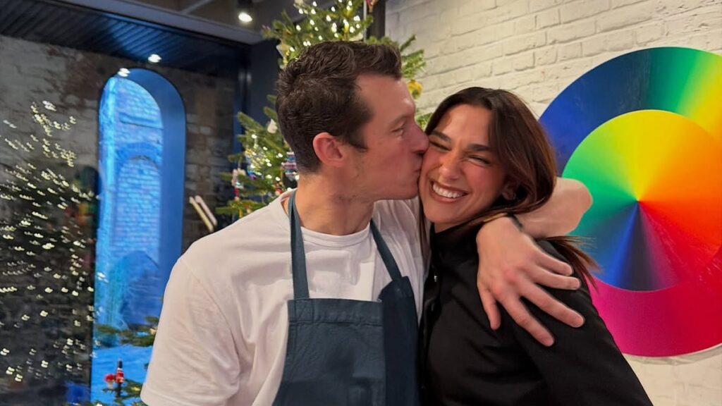 Dua Lipa and fiancé Callum Turner look loved up celebrating with family as makeup-free Lorraine Kelly tucks into a Boxing Day McDonald’s