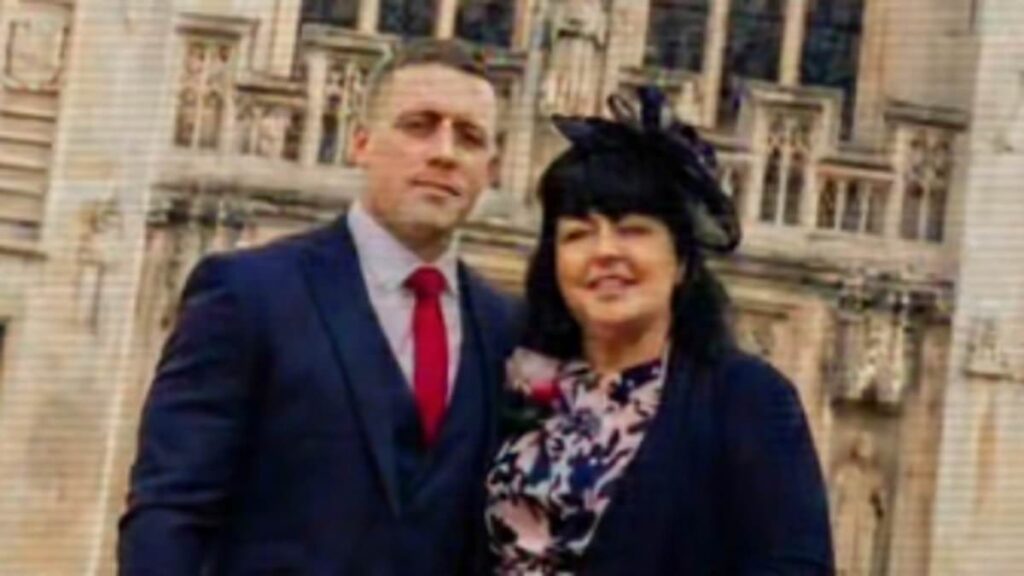 Adam Peaty’s family send dark message to the Ramsays: Olympian’s estranged brother shares pointed photo with groom’s heartbroken mum at the wedding venue as it’s revealed his dad WAS invited