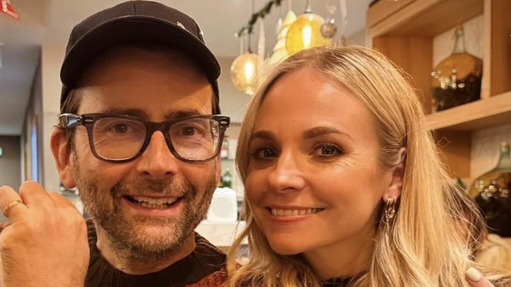 David Tennant celebrates his 14th wedding anniversary with his wife Georgia as she shares sweet post poking fun at their ‘younger hands’