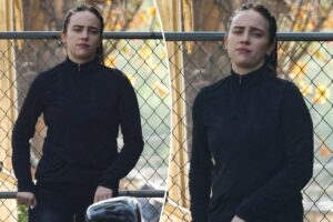 Billie Eilish wears form-fitting equestrian outfit after Thanksgiving weekend with family