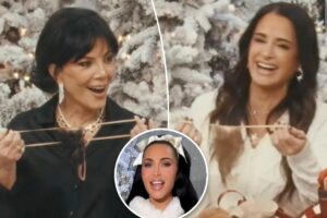 Kim Kardashian gifts hairy Skims underwear on ‘Kimsmas’ to Kris, Khloé, Kyle Richards, and Kathy Hilton