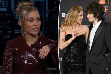Miley Cyrus cracks joke about ‘Black Friday deal’ engagement ring from fiancé Maxx Morando