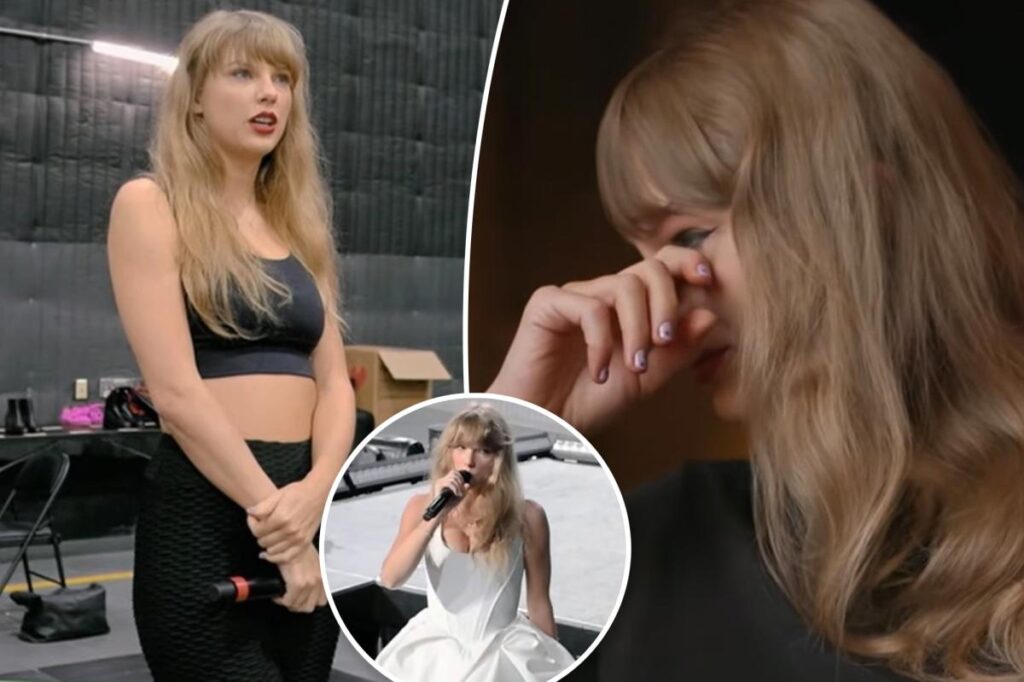 Taylor Swift cries over challenging Eras Tour in new trailer for Disney doc