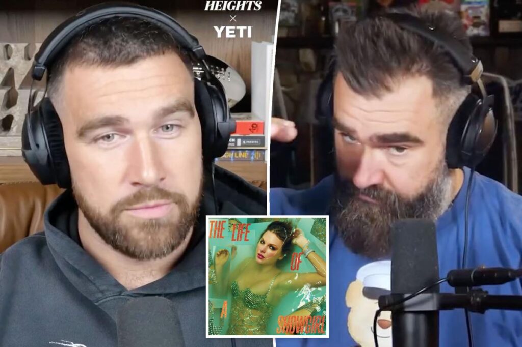Where Taylor Swift stands on Travis and Jason Kelce’s Spotify Wrapped