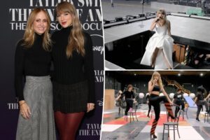 Taylor Swift makes surprise appearance at ‘End of an Era’ screening for family and tour crew