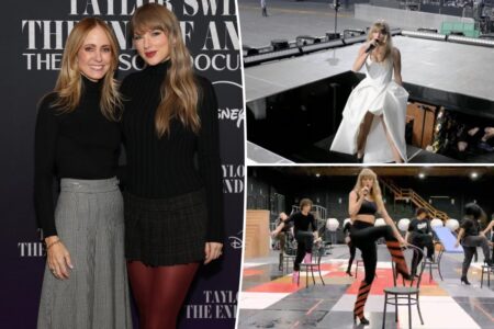 Taylor Swift makes surprise appearance at ‘End of an Era’ screening for family and tour crew