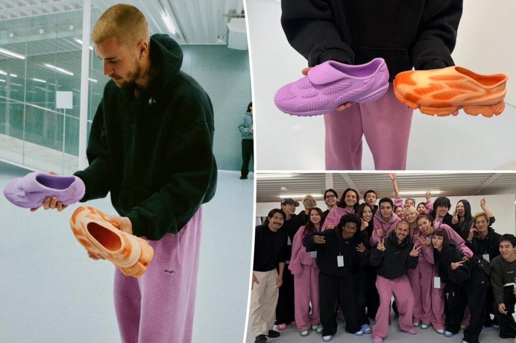 Justin Bieber debuts 3D-printed Skylrk Earth Bender sneaker in Tokyo