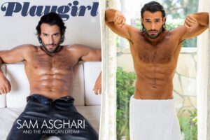 Sam Asghari strips down for racy Playgirl magazine cover shoot
