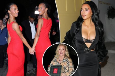 Sean ‘Diddy’ Combs’ twin daughters attend star-studded Christmas party with Kim Kardashian, Kathy Hilton and more