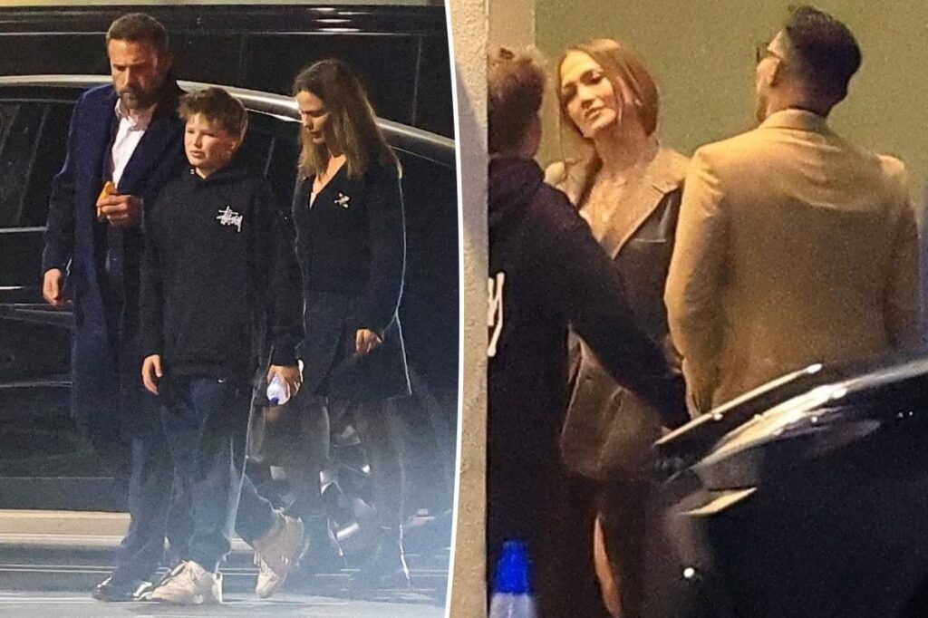 Ben Affleck awkwardly reunites with exes Jennifer Lopez and Jennifer Garner at kids’ school play
