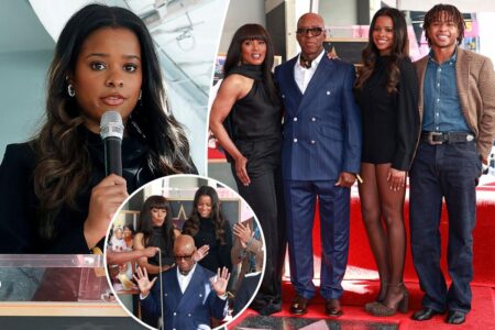 Angela Bassett, daughter Bronwyn match at Walk of Fame ceremony