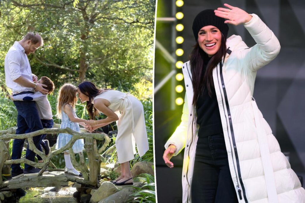 Meghan Markle wears winter white in two new holiday photos